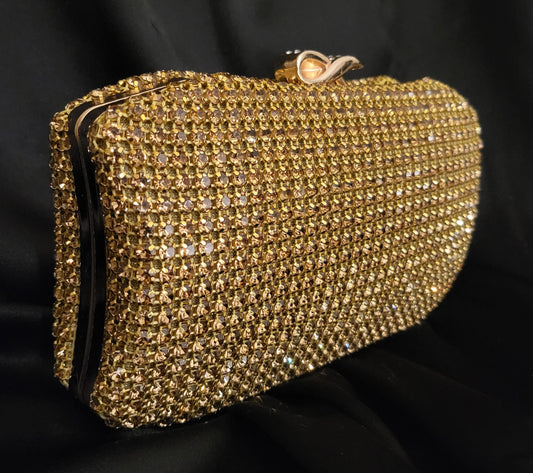 Penelope Rhinestone Evening Clutch