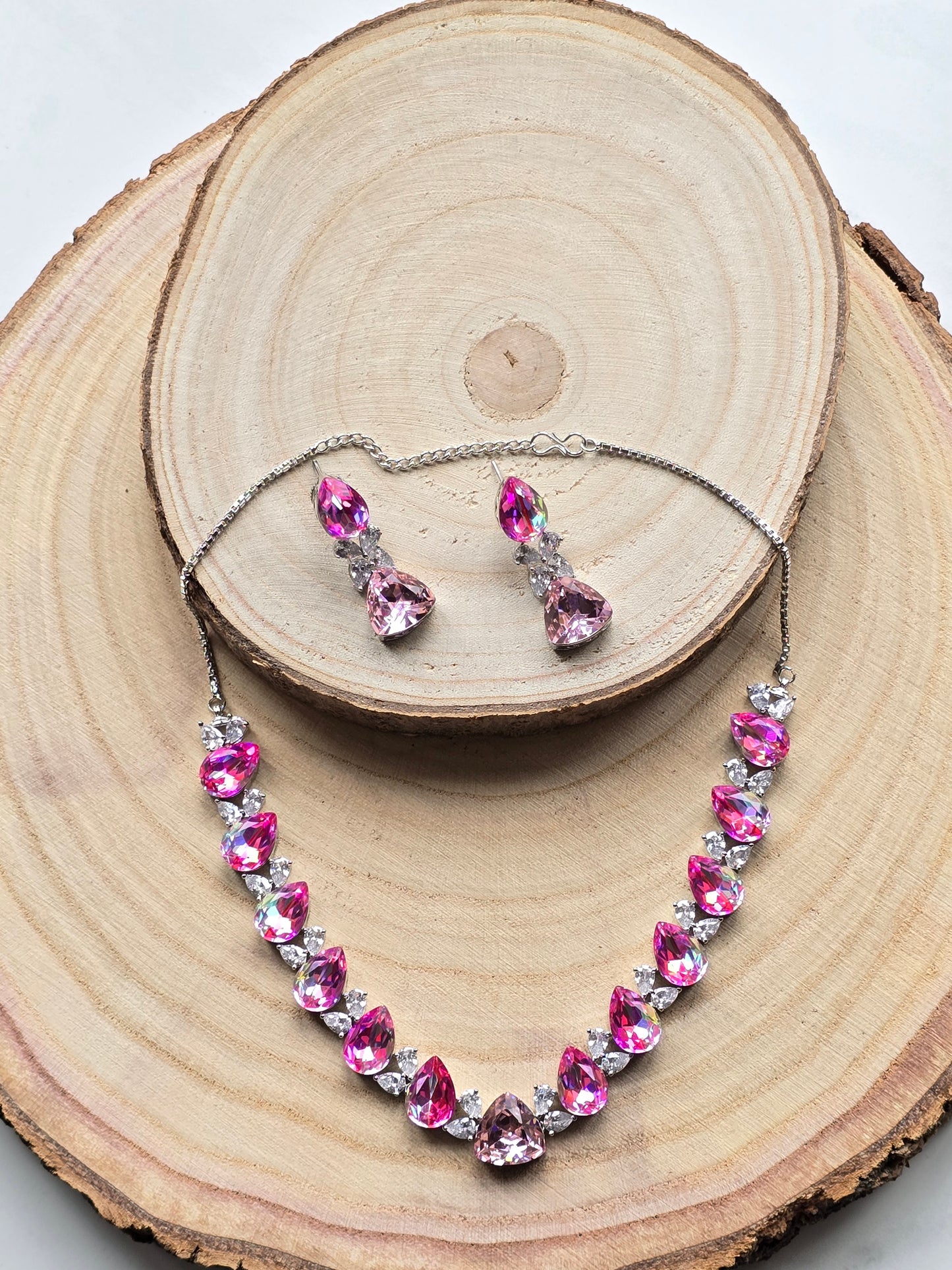 Chelsea Crystal Necklace Set