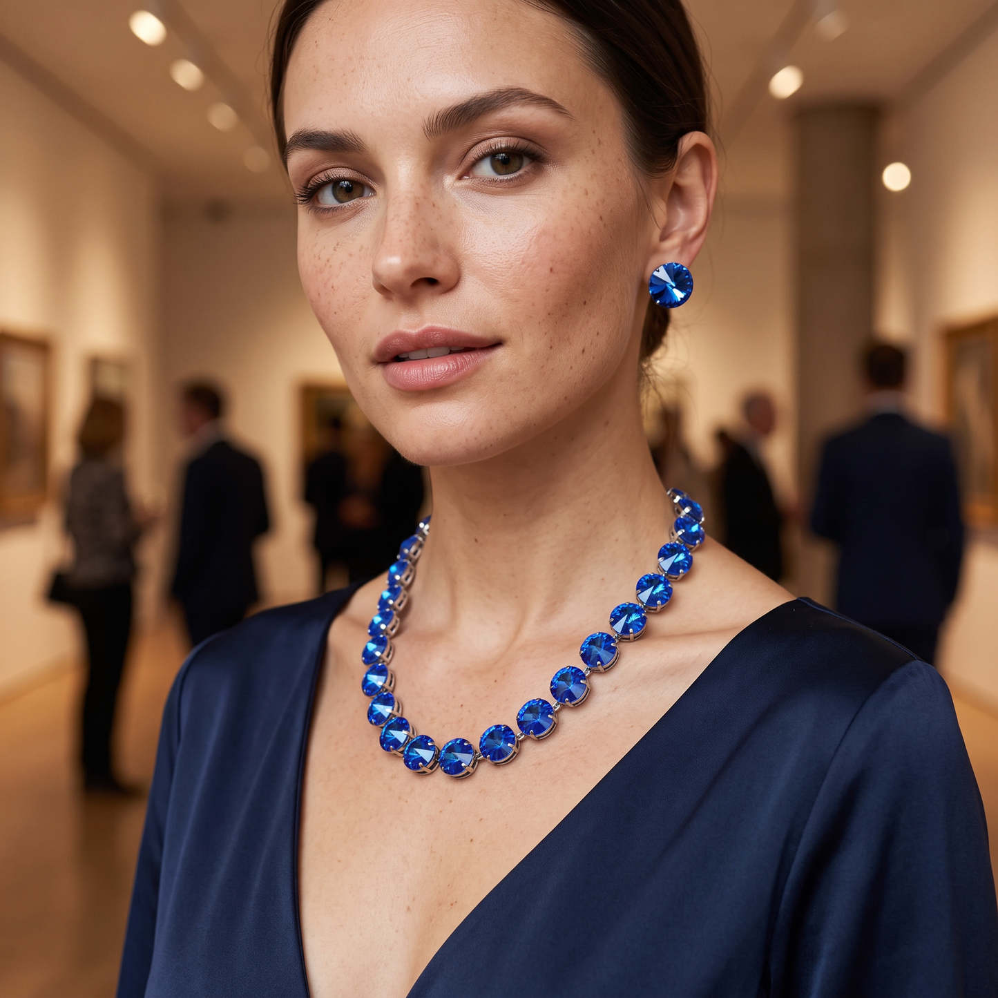 Premium Crystal Necklace Set