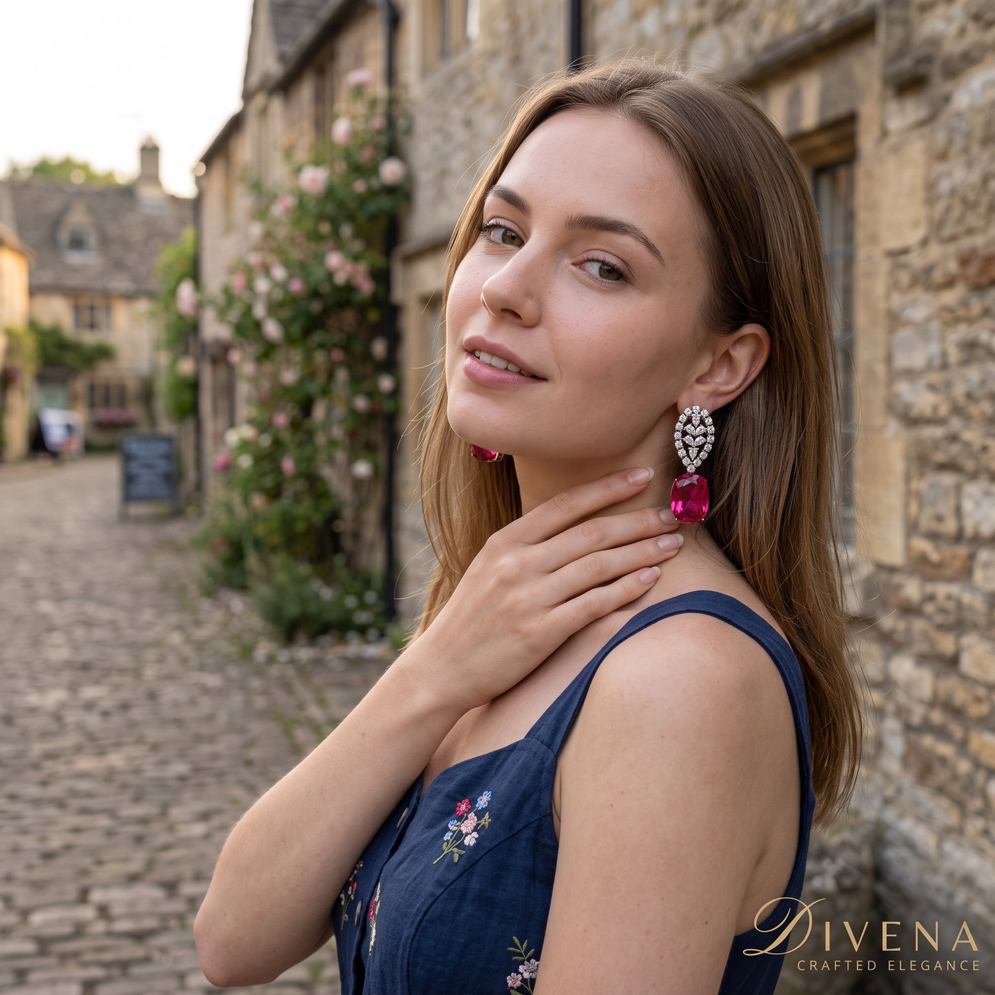 Kimberley Moissanite Crystal Earring