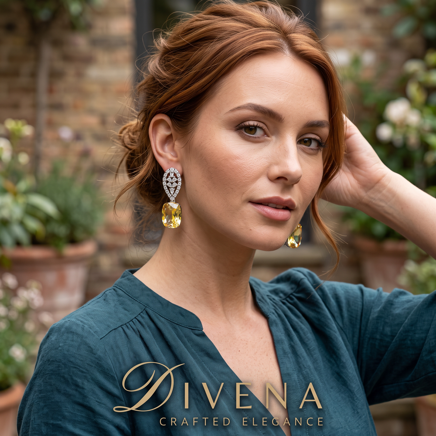 Kimberley Moissanite Crystal Earring