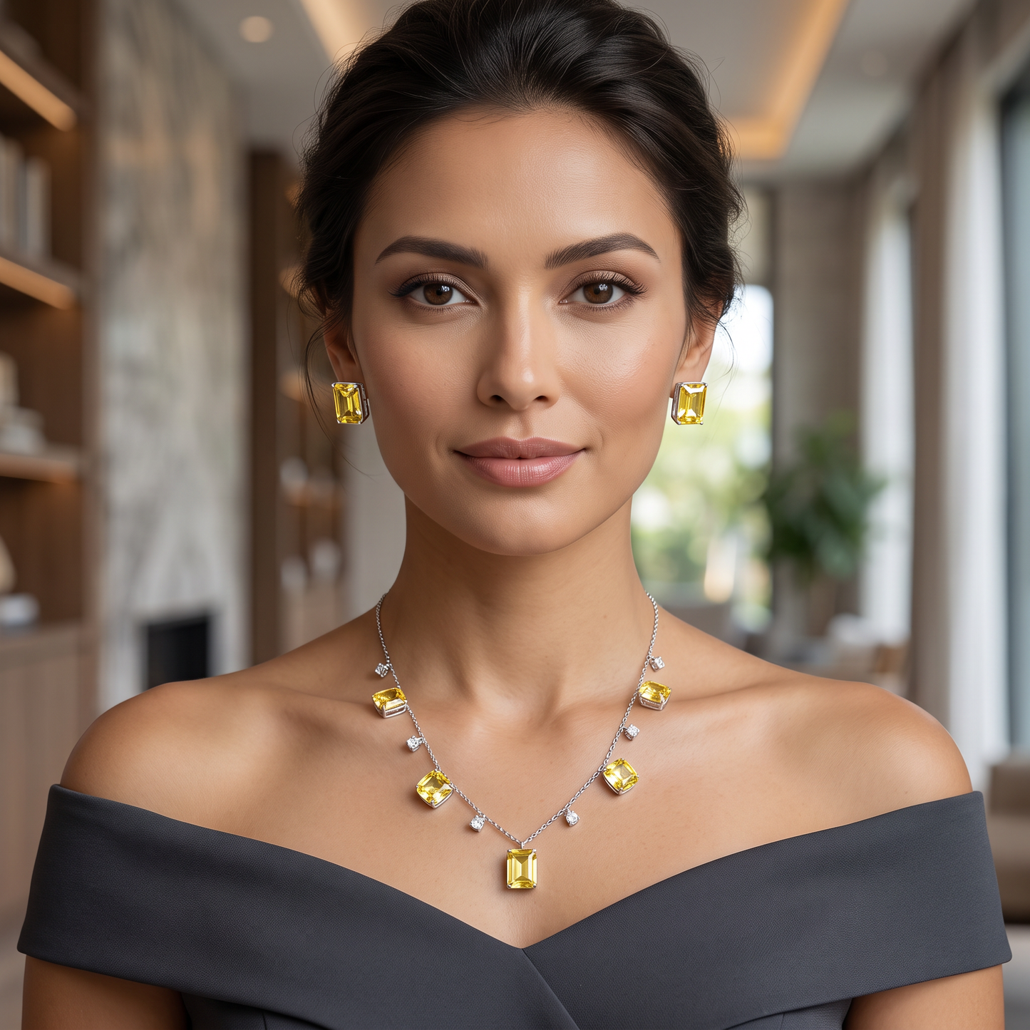 Lauren Geometric Crystal Set