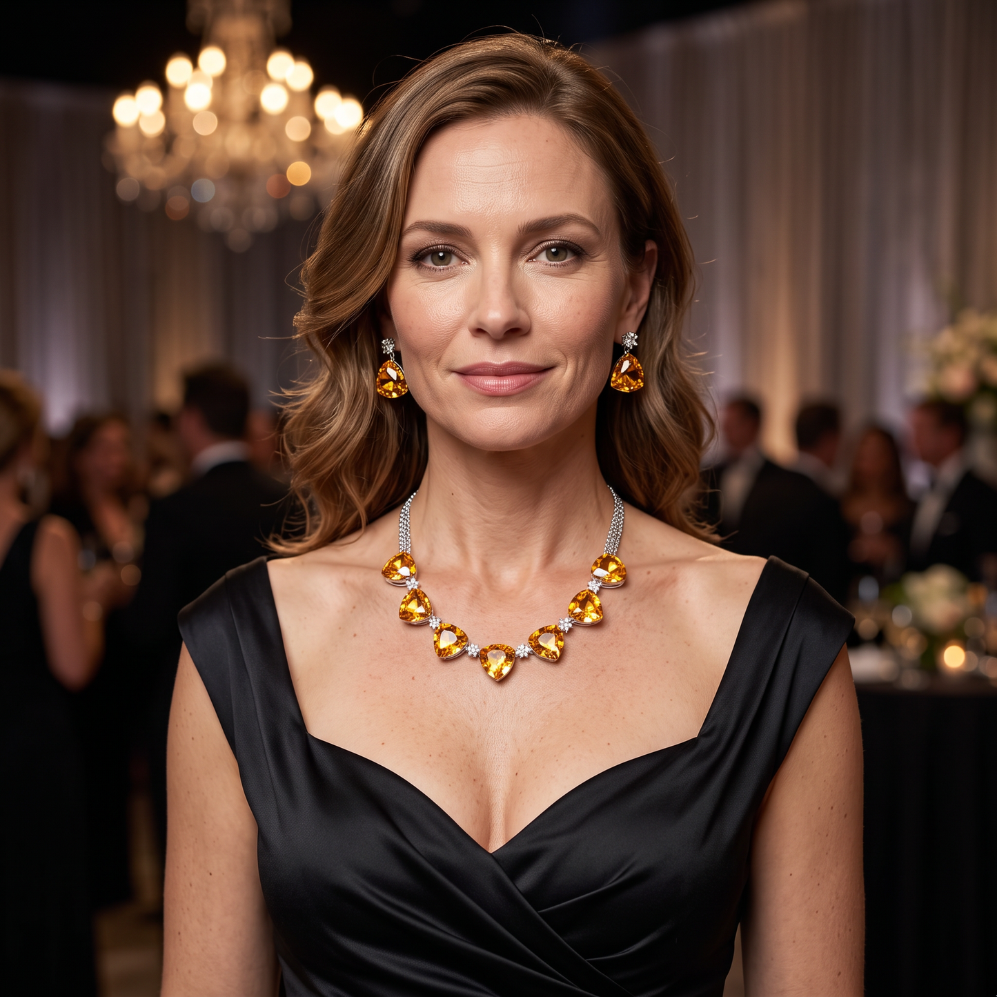 Bethany Crystal Necklace Set