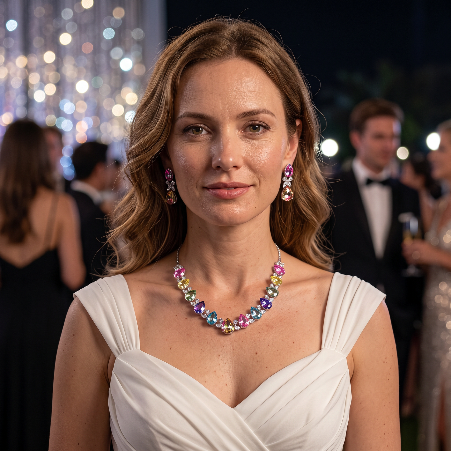 Chelsea Crystal Necklace Set