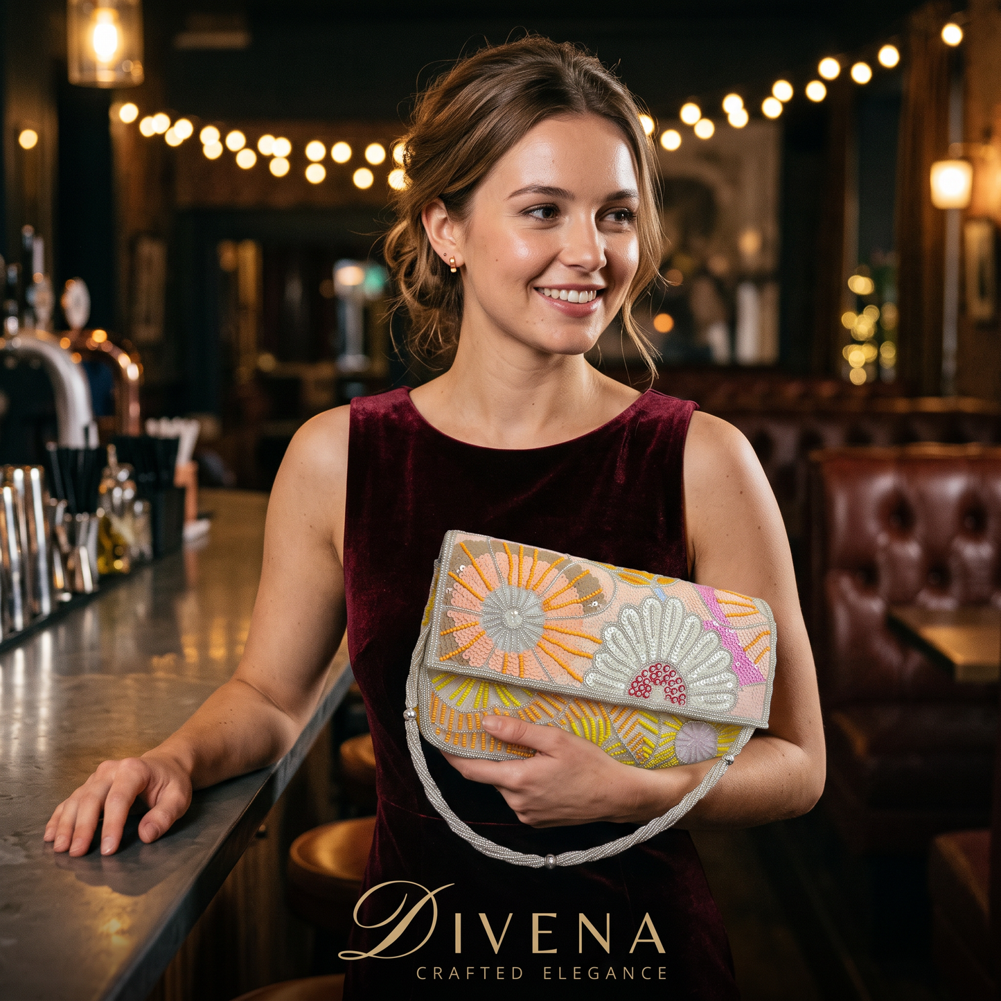 Multi Sequence Floral Bag